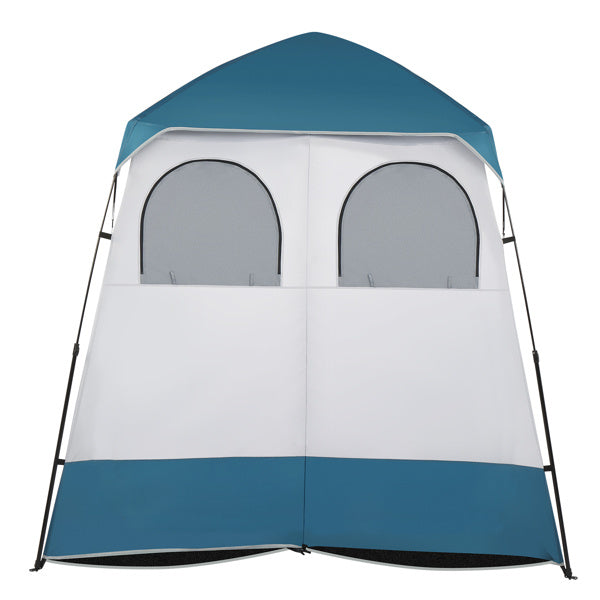 Double Blue White Changing Tent