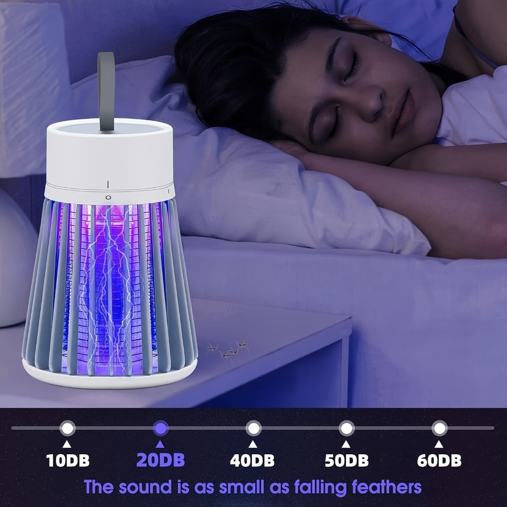 Portable UV Mosquito Killer Lamp – Silent, USB-Powered, and Safe for Home & Office