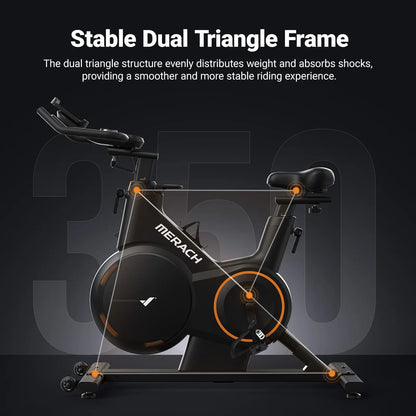 MERACH Smart Magnetic Exercise Bike – Elevate Your Indoor Cycling Experience