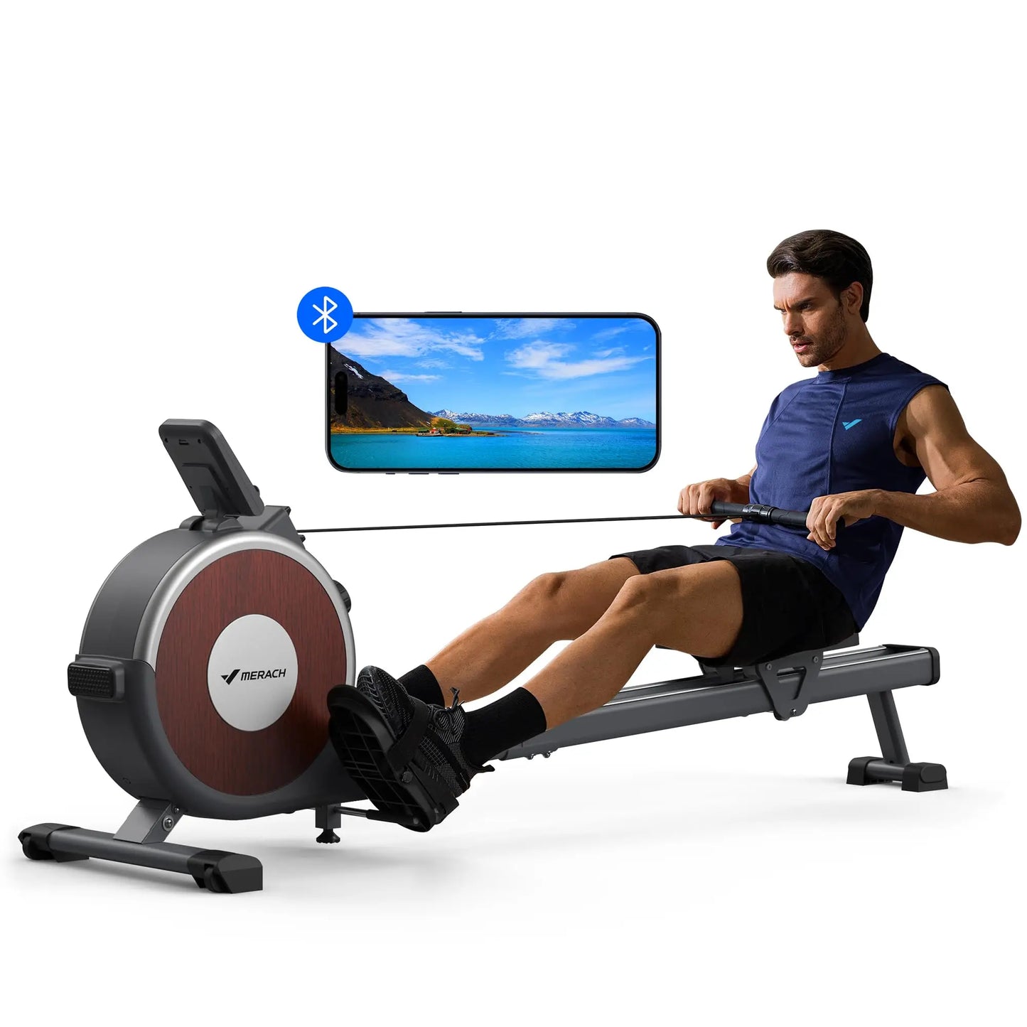 MERACH Magnetic Rowing Machine – Smooth, Silent, and Effective Full-Body Workout