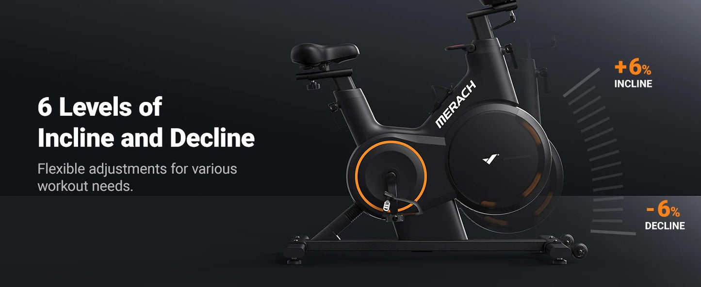 MERACH Smart Magnetic Exercise Bike – Elevate Your Indoor Cycling Experience