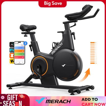 MERACH Smart Magnetic Exercise Bike – Elevate Your Indoor Cycling Experience