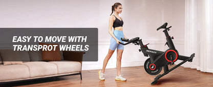 MERACH Indoor Cycling Bike – Magnetic & Auto Resistance, Bluetooth Stationary Bike with APP Data Tracking for Home Workouts 🚴‍♂️🔥