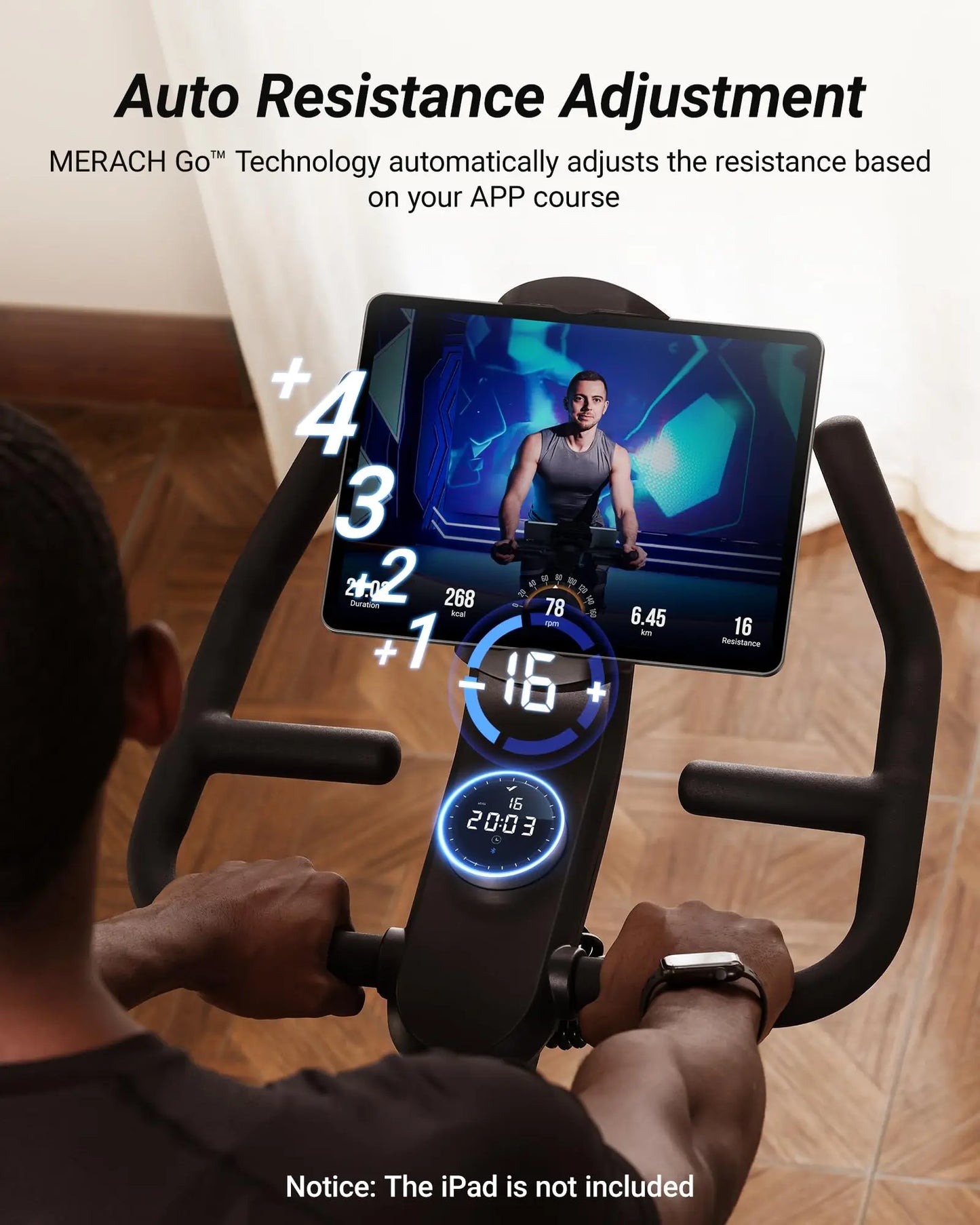 MERACH Indoor Cycling Bike – Magnetic & Auto Resistance, Bluetooth Stationary Bike with APP Data Tracking for Home Workouts 🚴‍♂️🔥