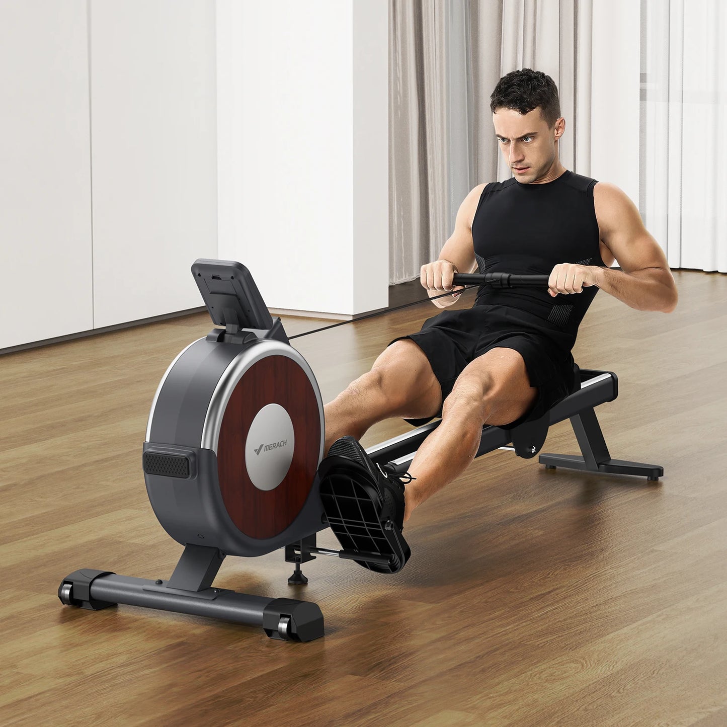 MERACH Magnetic Rowing Machine – Smooth, Silent, and Effective Full-Body Workout