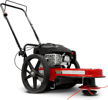 Earthquake Walk Behind String Mower with 160cc Viper™ Engine – 22-Inch Cutting Swath, Durable Steel Deck, and Never-Go-Flat Wheels