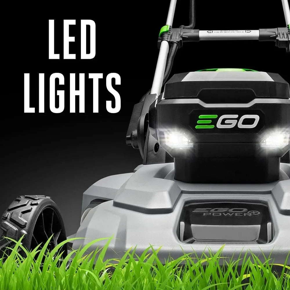 Power+ LM2102SP-A 21-Inch 56-Volt Lithium-ion Self-Propelled Cordless Lawn Mower (2) 4.0Ah Battery and Rapid Charger Included