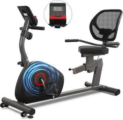 Magnetic Stationary Exercise Bike – Low-Impact Home Workout for Adults & Seniors