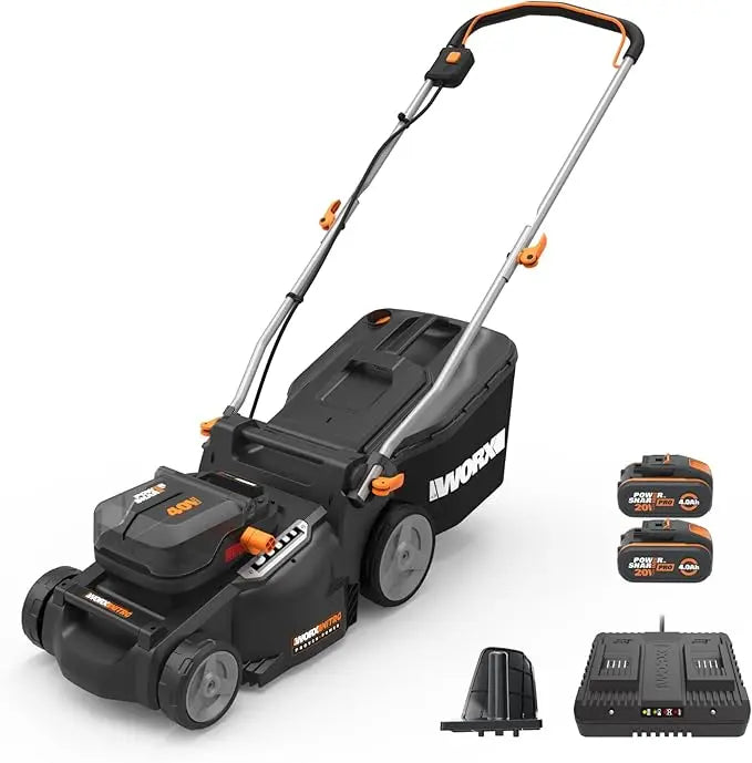 Worx 40V 21" Brushless Battery Push Lawn Mower – Power, Precision & Efficiency