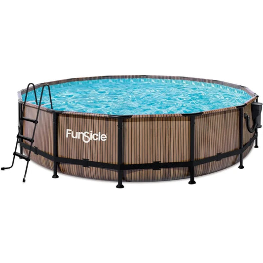 FunSicle 14ft x 42in Oasis Designer Above-Ground Swimming Pool