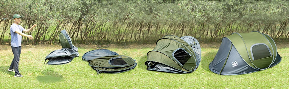 Pop-Up Camping Tent – Waterproof & Easy Setup for Two People