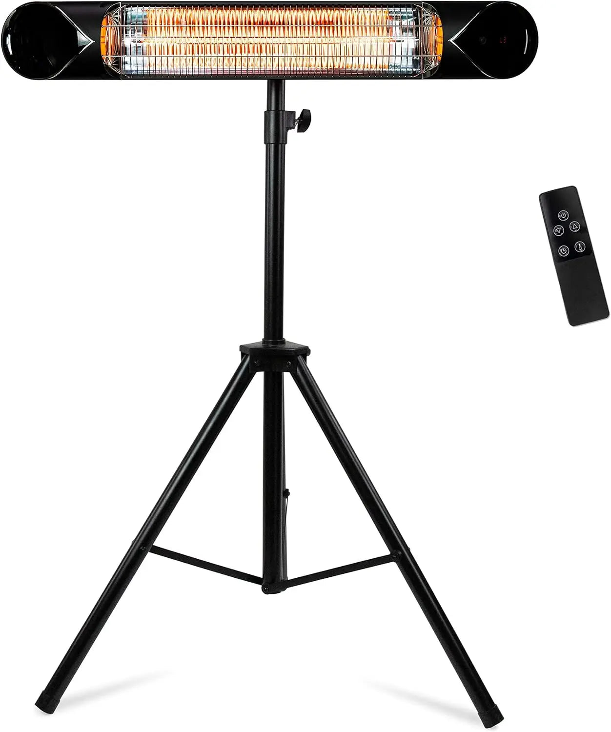 Infrared Electric Patio Heater Indoor/Outdoor Heater  Portable Wall/Garage Heater - 1500W use with Stand Mount to Ceiling