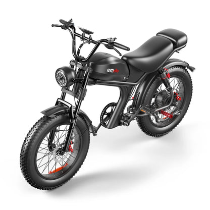 Emoko C93 Fat Tire Electric Bike – 1000W Motor, 48V 20Ah Battery