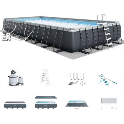 Intex Ultra XTR Rectangular Above-Ground Pool Set – 32 FT