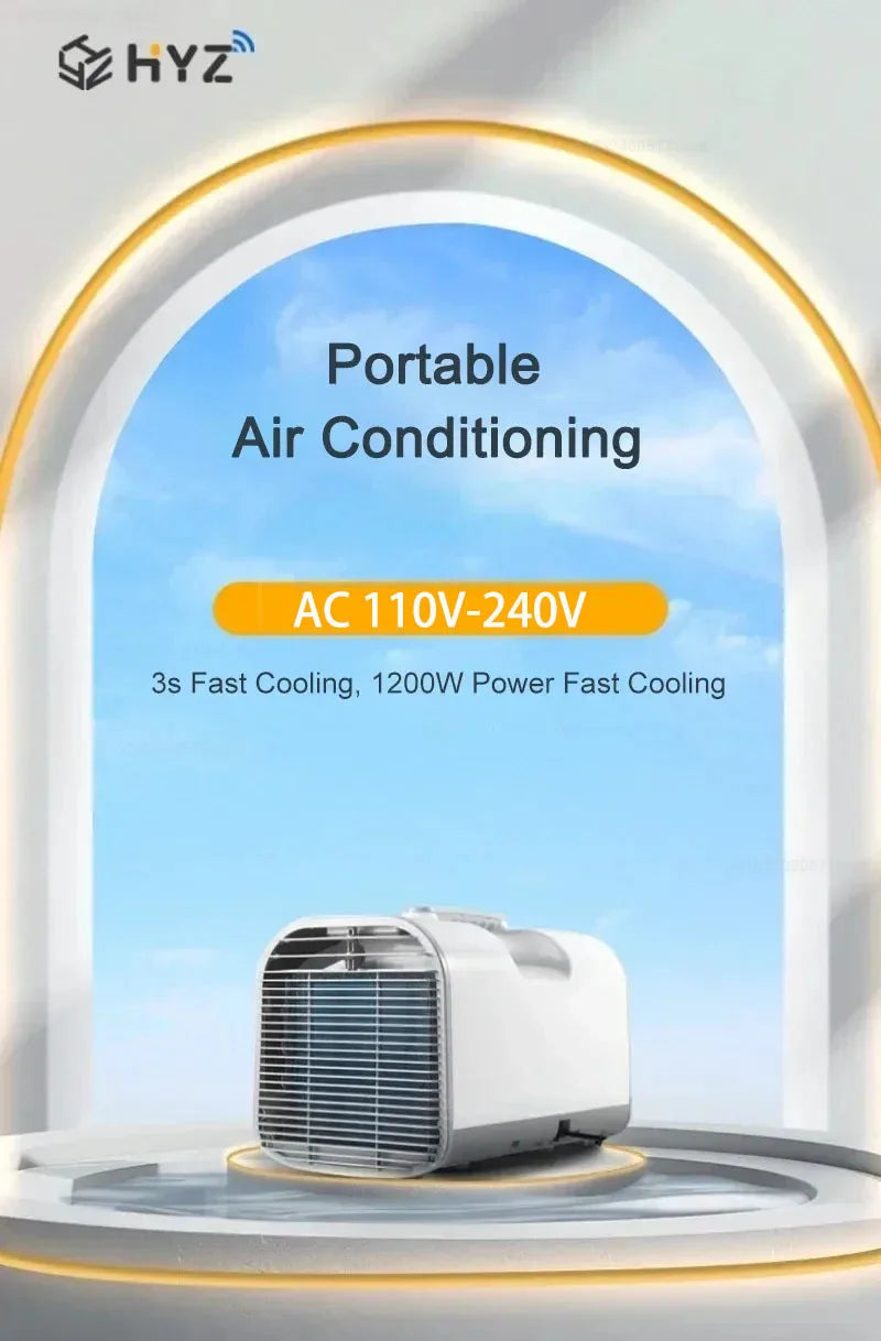 Portable Outdoor Camping Air Conditioner – 4095 BTU Cooling & Dehumidifier