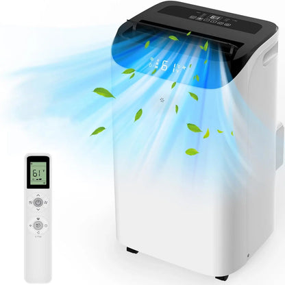 12000 BTU Portable Air Conditioner – 3-in-1 Cooling, Fan & Dehumidifier with Remote Control