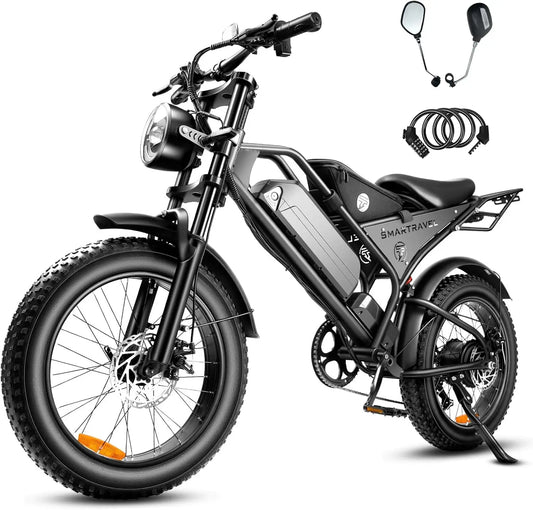 48V 1000W Electric Fat Tire Bike – High-Performance Off-Road Adventure