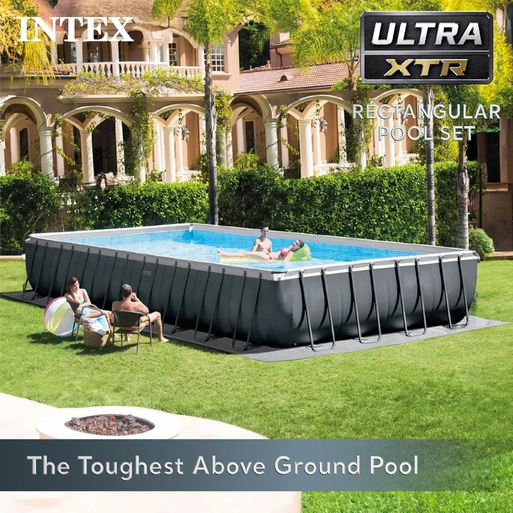 Intex Ultra XTR Rectangular Above-Ground Pool Set – 32 FT