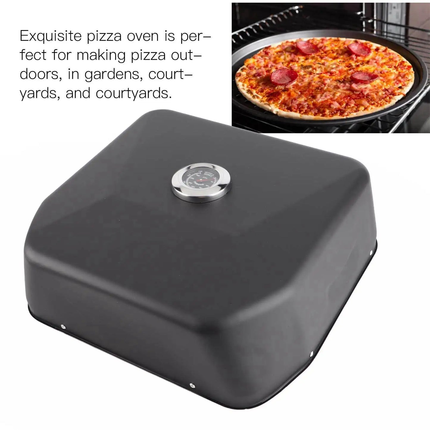 Grill Top Pizza Oven – Multifunctional & Portable Outdoor Pizza Maker