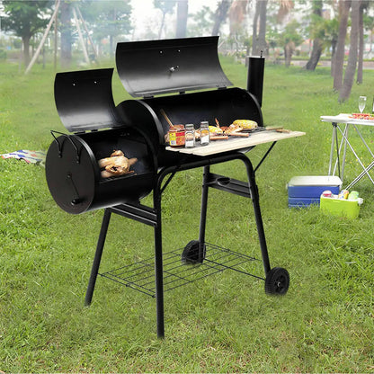 🔥 Outdoor Charcoal BBQ Grill & Smoker – Heavy-Duty Backyard Barbecue Pit 🔥