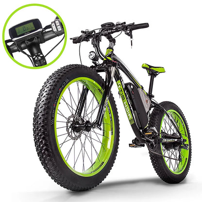 1000W Fat Tire Electric Mountain Bike – Powerful, Versatile &amp; Adventure-Ready