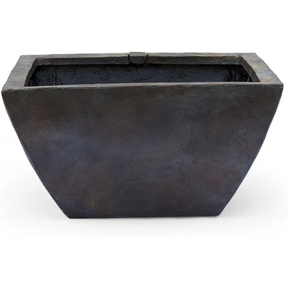 Aquatic Patio Pond, Container Water Garden, 27-Inch Square, Gray Slate