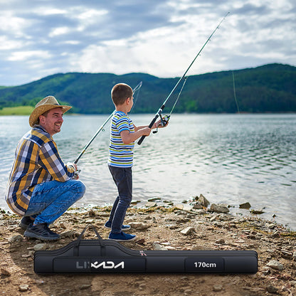 Lixada Fishing Rod Bag - Durable, Spacious, and Portable Tackle Storage Solution