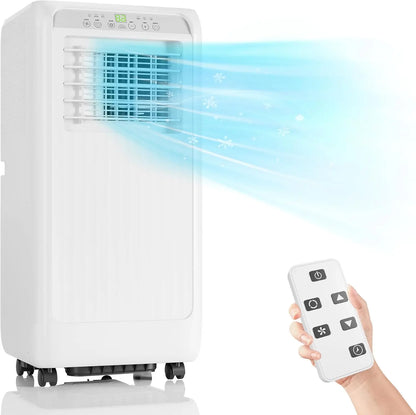 8000 Btu Portable Air Conditioners, 3-in-1 Portable AC, Dehumidifier, and Fan Mode, AC Unit with 24H Timer & Remote Control