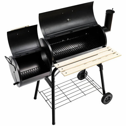 🔥 Outdoor Charcoal BBQ Grill & Smoker – Heavy-Duty Backyard Barbecue Pit 🔥