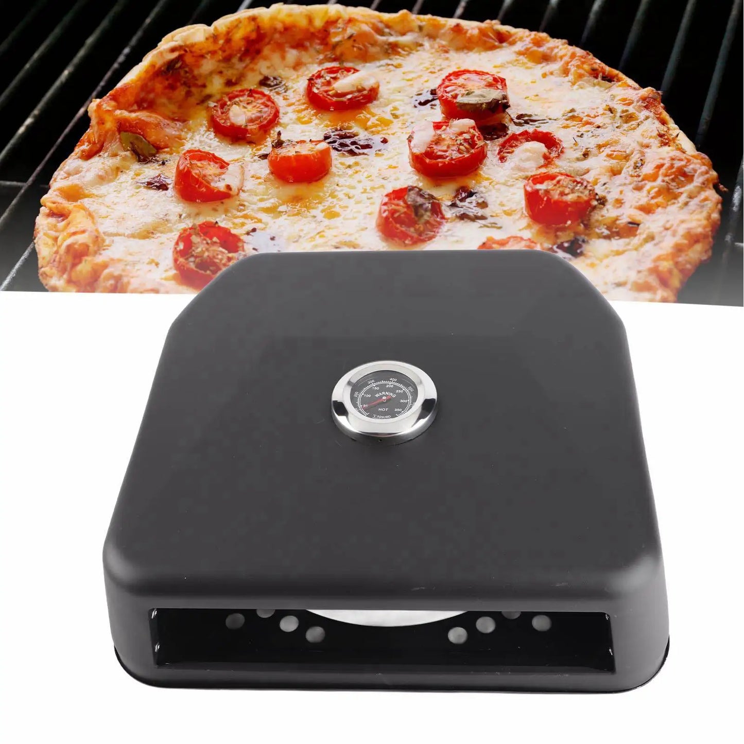 Grill Top Pizza Oven – Multifunctional & Portable Outdoor Pizza Maker