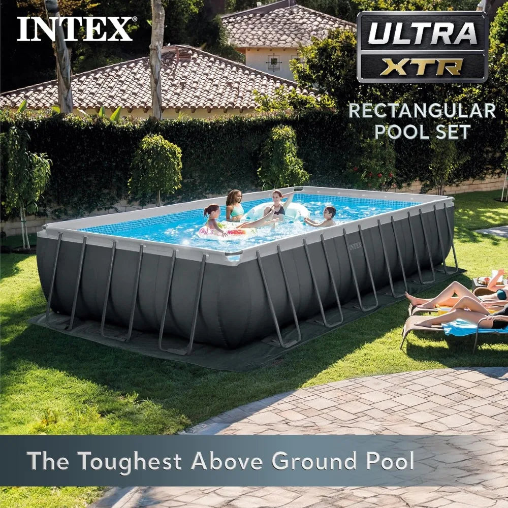 Intex Ultra XTR Rectangular Above-Ground Pool Set – 32 FT