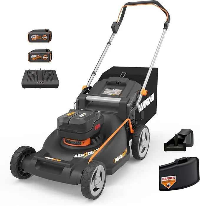 Worx 40V 21" Brushless Battery Push Lawn Mower – Power, Precision & Efficiency