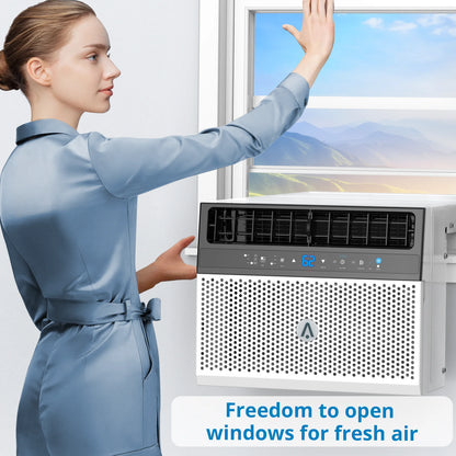 6000 BTU Window Air Conditioner – Quiet, Smart & Efficient Cooling