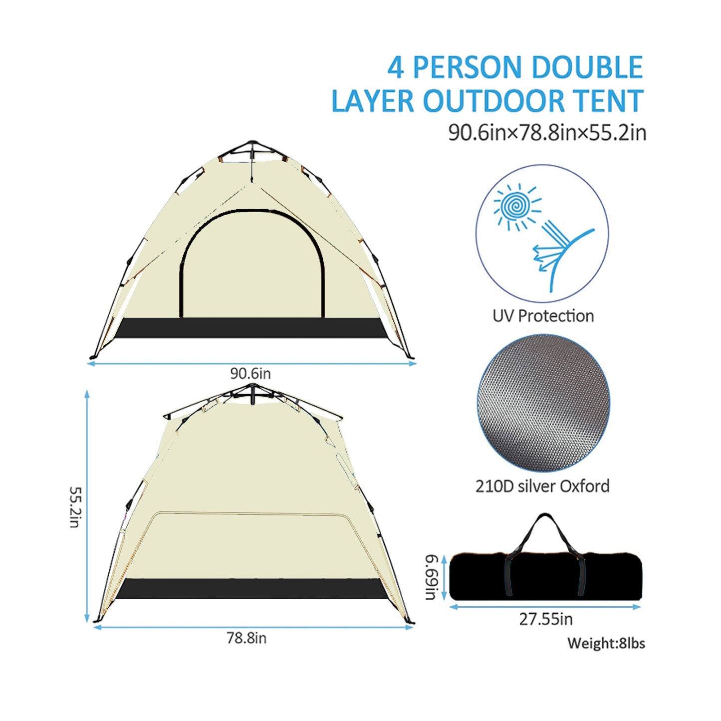 Waterproof Camping Dome Tent – Your Ultimate Outdoor Companion