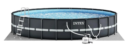 Intex Ultra Frame 26' x 52" Round Above-Ground Outdoor Swimming Pool Set