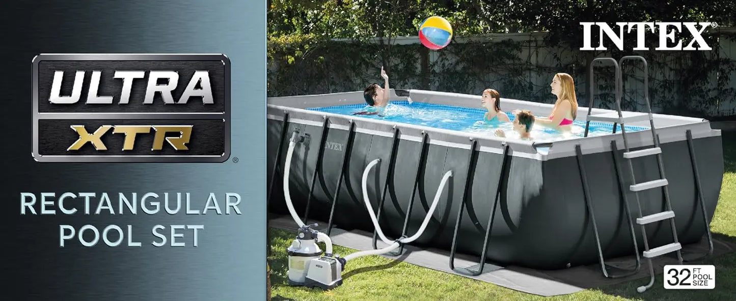 Intex Ultra XTR Rectangular Above-Ground Pool Set – 32 FT