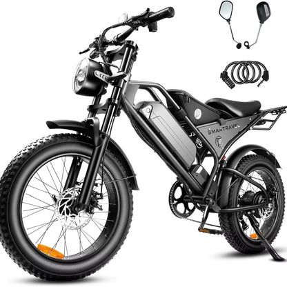 48V 1000W Electric Fat Tire Bike – High-Performance Off-Road Adventure