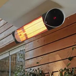 Infrared Electric Patio Heater Indoor/Outdoor Heater  Portable Wall/Garage Heater - 1500W use with Stand Mount to Ceiling