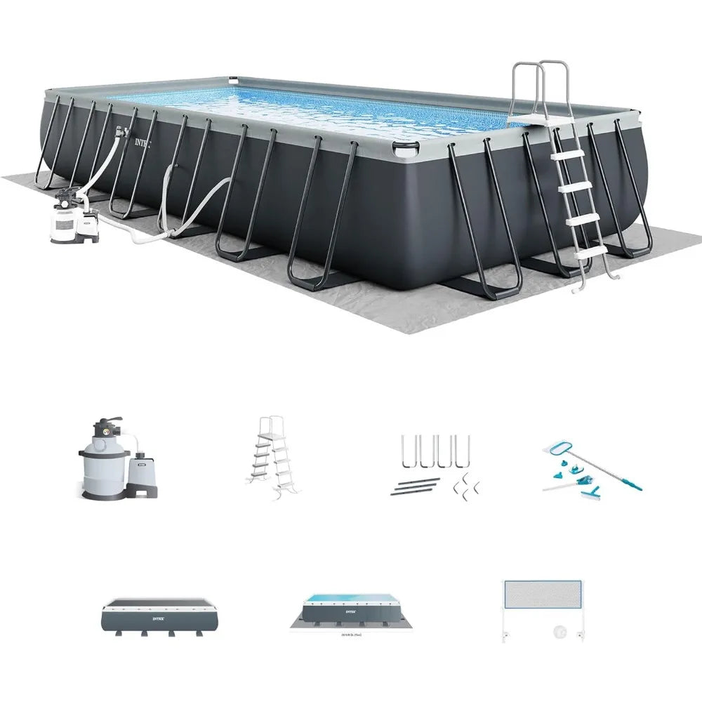 Intex Ultra XTR Rectangular Above-Ground Pool Set – 32 FT