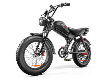 Emoko C93 Fat Tire Electric Bike – 1000W Motor, 48V 20Ah Battery