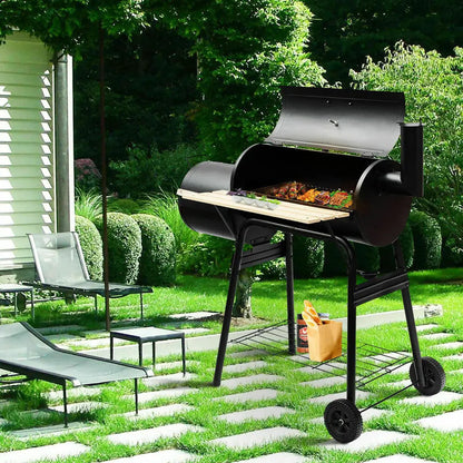 🔥 Outdoor Charcoal BBQ Grill & Smoker – Heavy-Duty Backyard Barbecue Pit 🔥