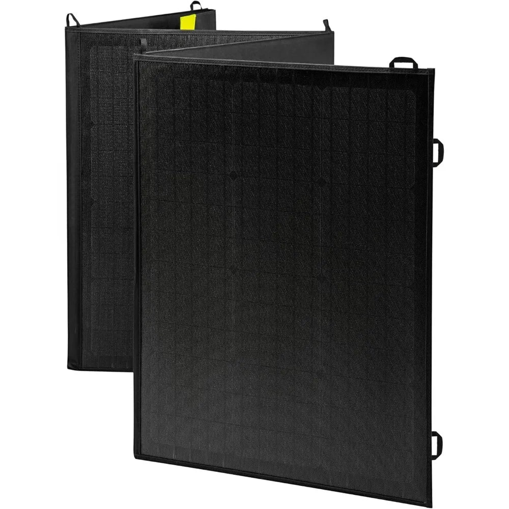 Outdoor solar panels, folding solar panels with stands, portable solar panels, patio heaters, outdoor heaters