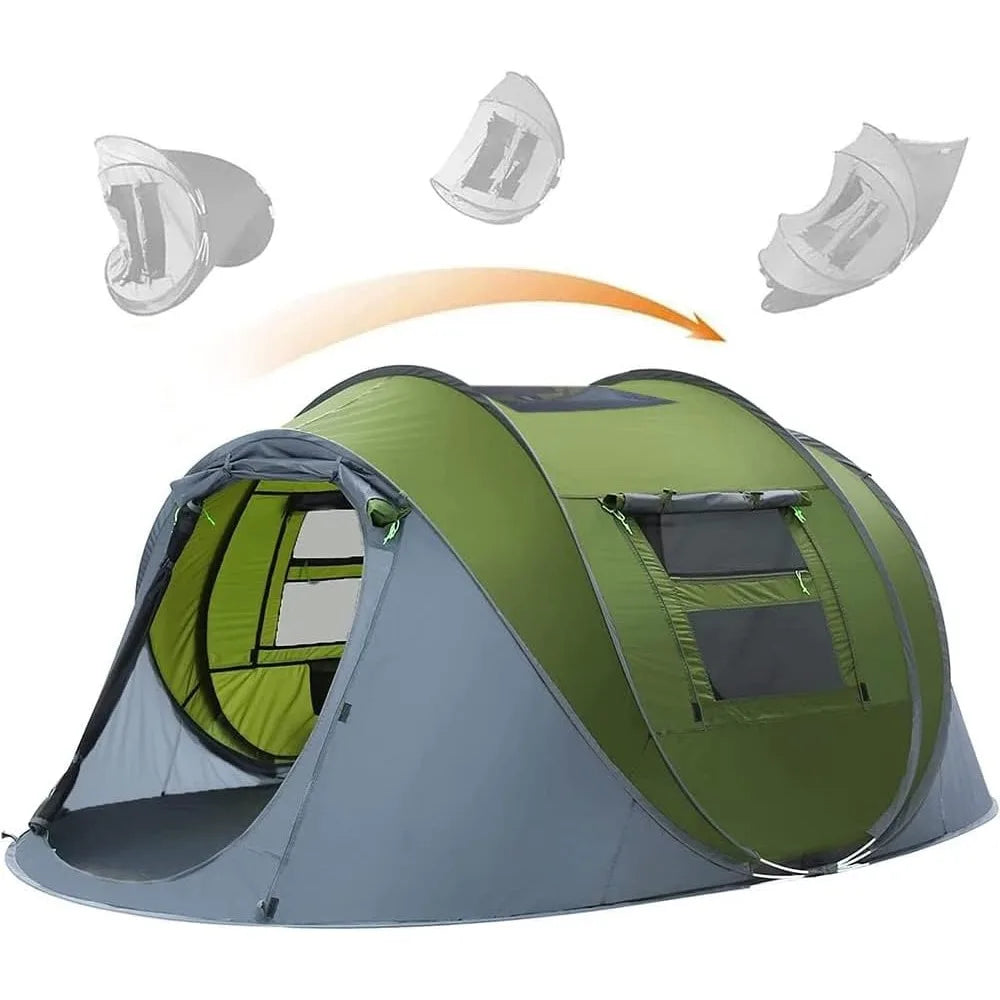 Effortless Adventure with the KIKERBRO 4-Person Instant Pop-Up Tent