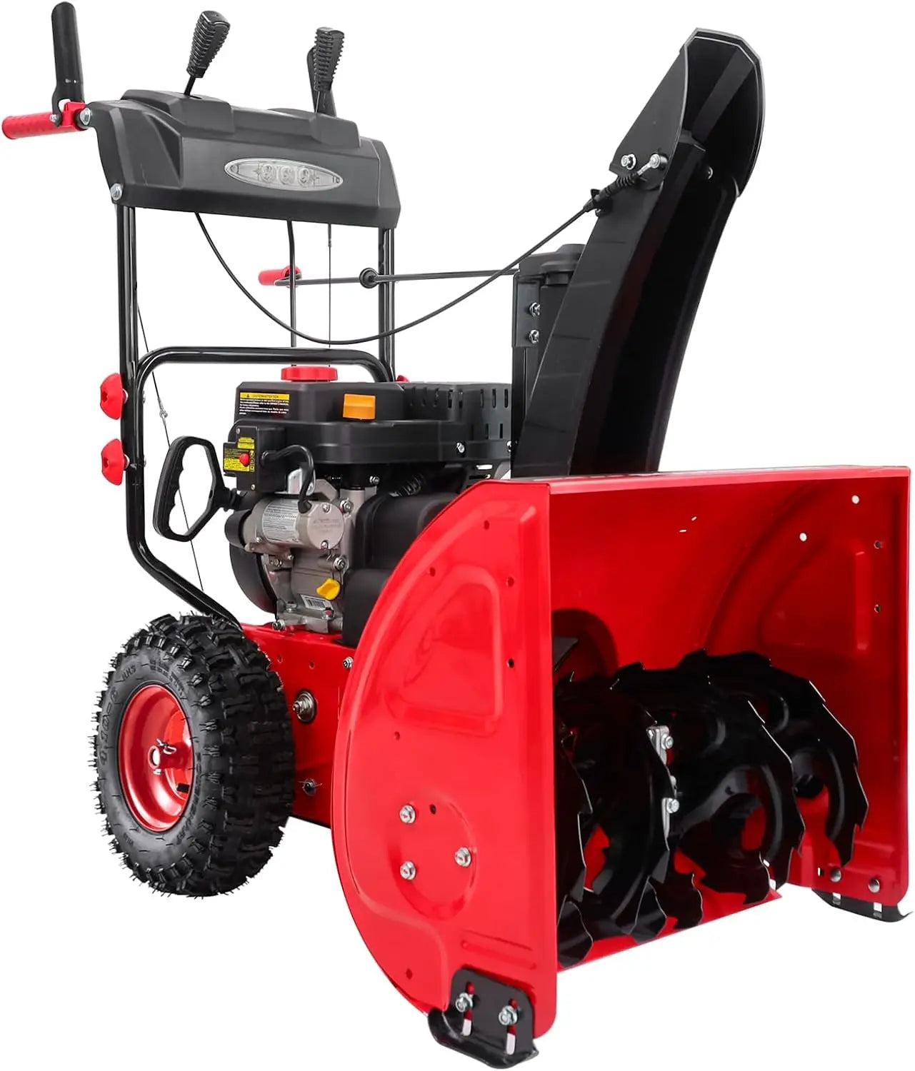 24-Inch 2-Stage Gas Snow Blower – 212cc 4-Cycle Engine with Electric Start & Self-Propelled System