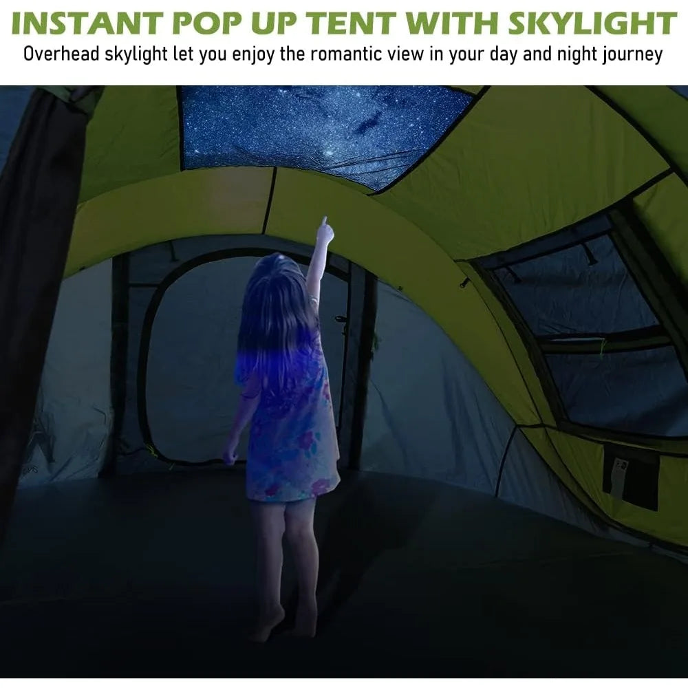 Effortless Adventure with the KIKERBRO 4-Person Instant Pop-Up Tent