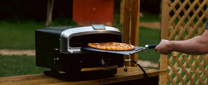 Gas Outdoor Pizza Oven with Rotating Cooking Stone | Portable Appliance