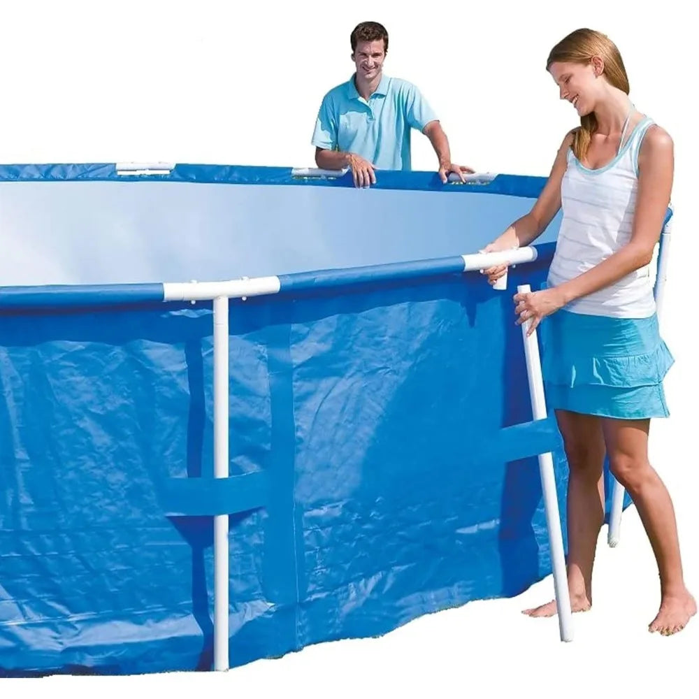 Bestway Steel Pro MAX 14ft x 48in Round Above-Ground Pool Set with Filter Pump, Ladder & Cover