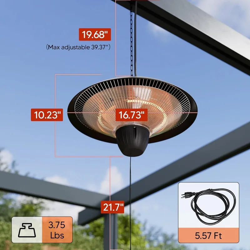 2025 Infrared Patio Heater – Powerful, Durable, and Safe Heating for All Seasons