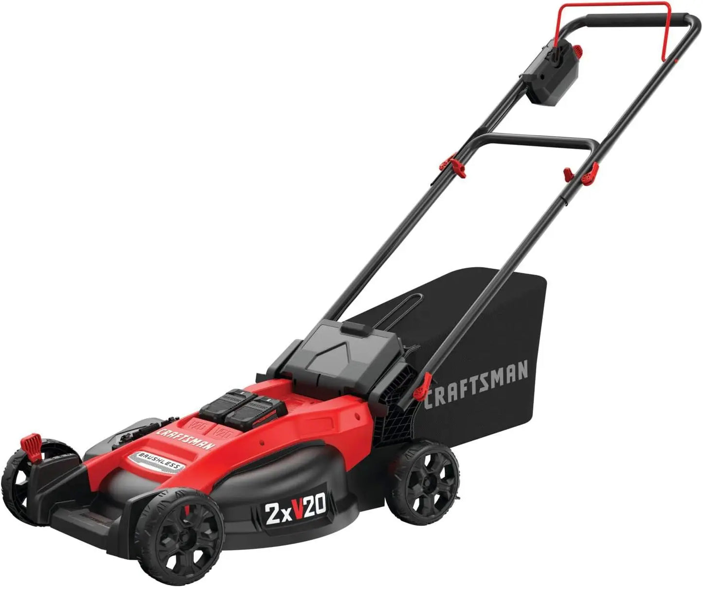 CRAFTSMAN V20 20-Inch Brushless Cordless Push Mower – Powerful, Efficient, and Space-Saving