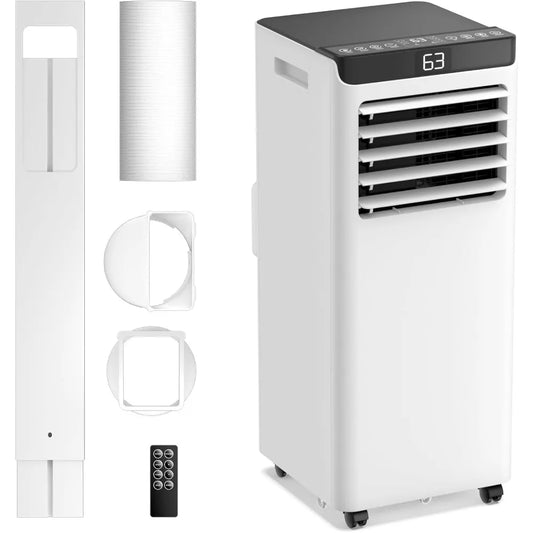 10,000 BTU 4-in-1 Portable Air Conditioner – Powerful Cooling for Rooms up to 500 Sq. Ft.